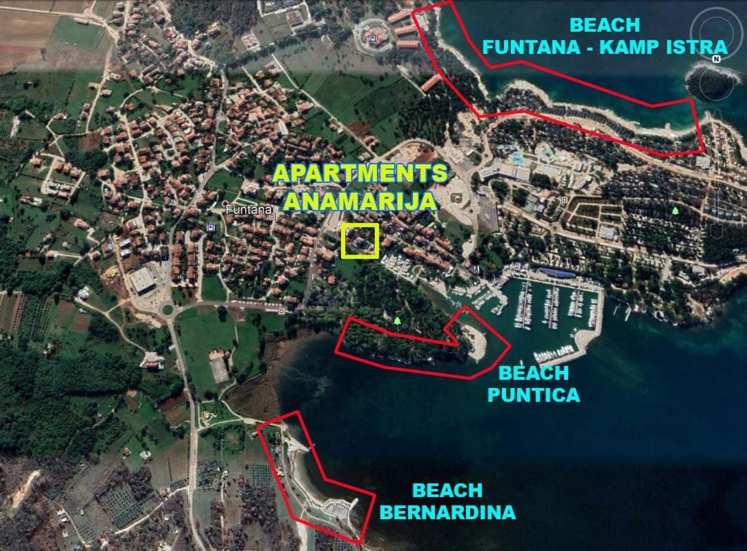 Anamarija Apartments Near The Beach And The Fantastic Adria Sea With Over 10 Small Islands Close By Funtana Eksteriør billede